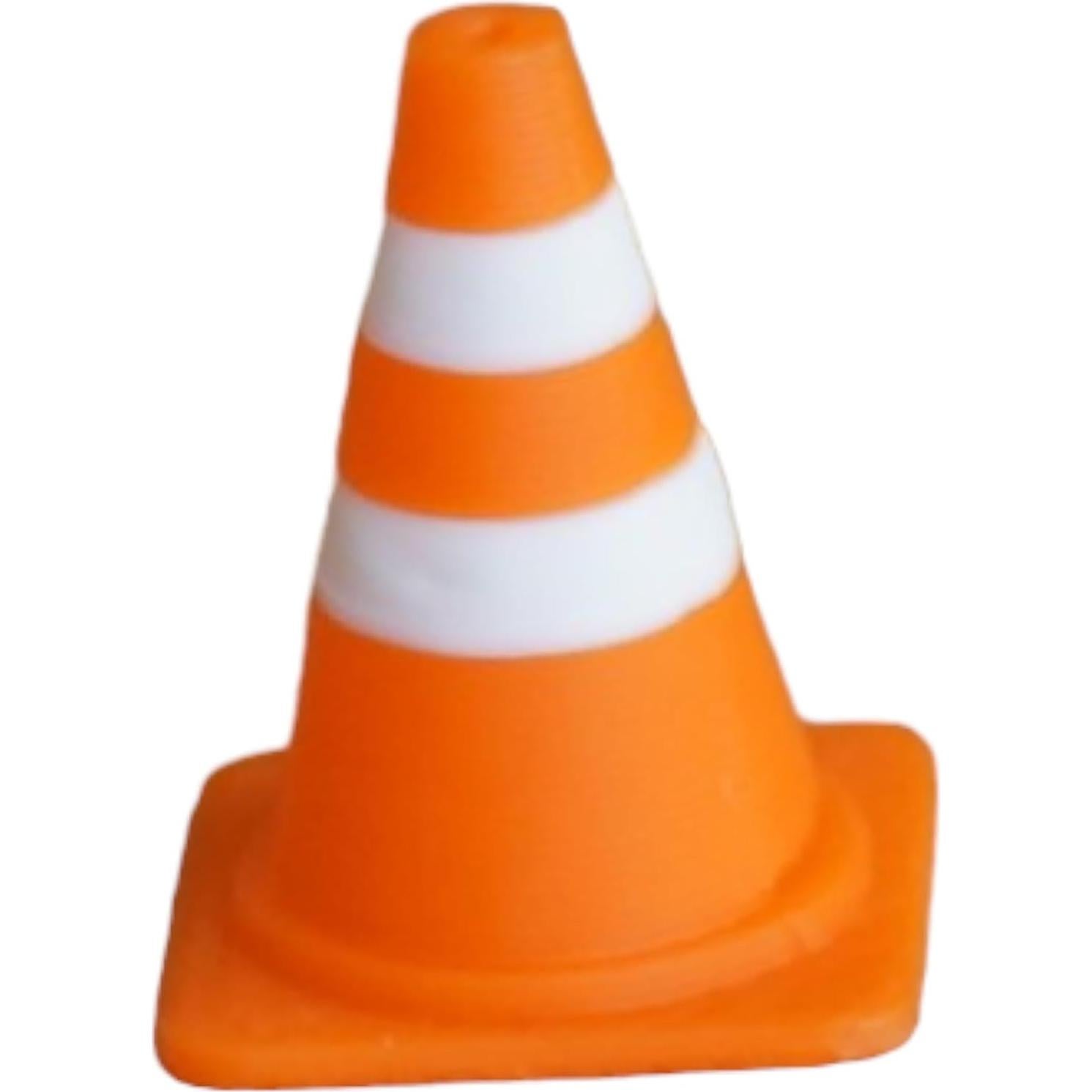 Conos de Tráfico Miniatura 1:64 Ecológicos - 24 Piezas