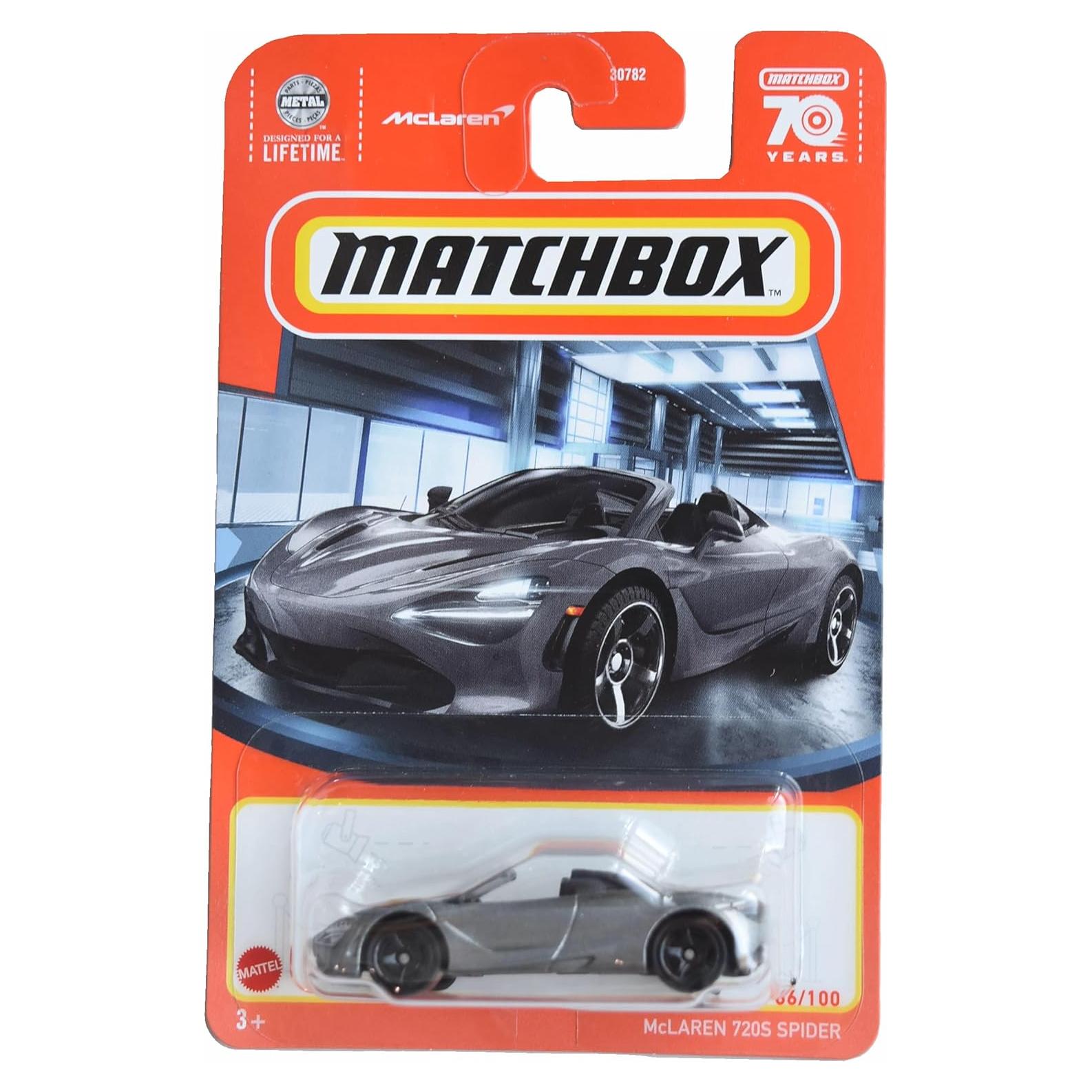Auto a Escala Matchbox McLaren 720s Spider 1:64 Gris