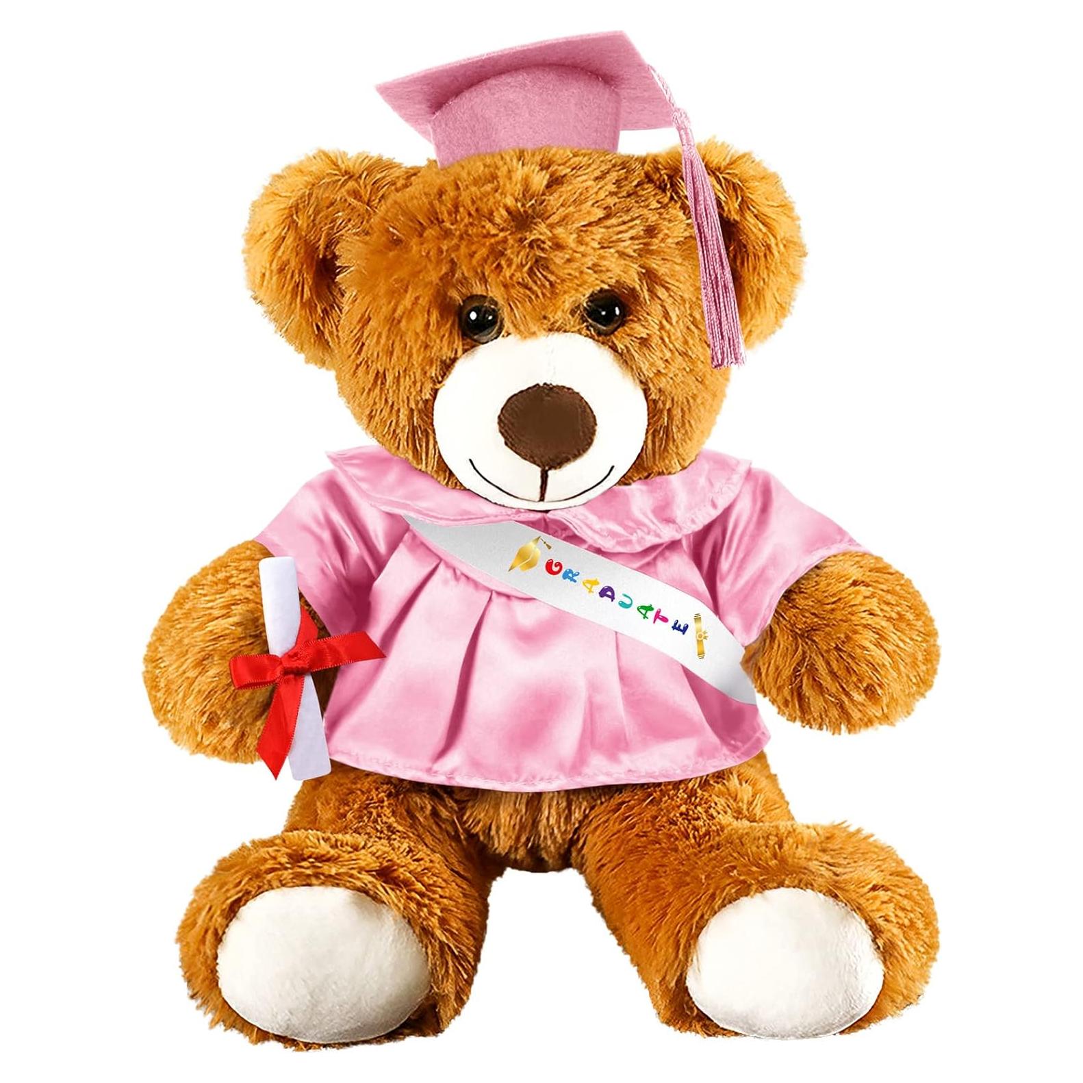 Oso de Graduación 2025 Foilswirl 30 cm con Toga y Gorra