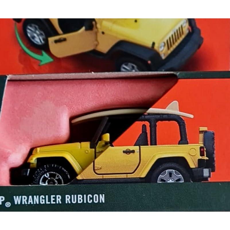 Matchbox Jeep Wrangler Rubicon 2016 a Escala 1/64 Amarillo