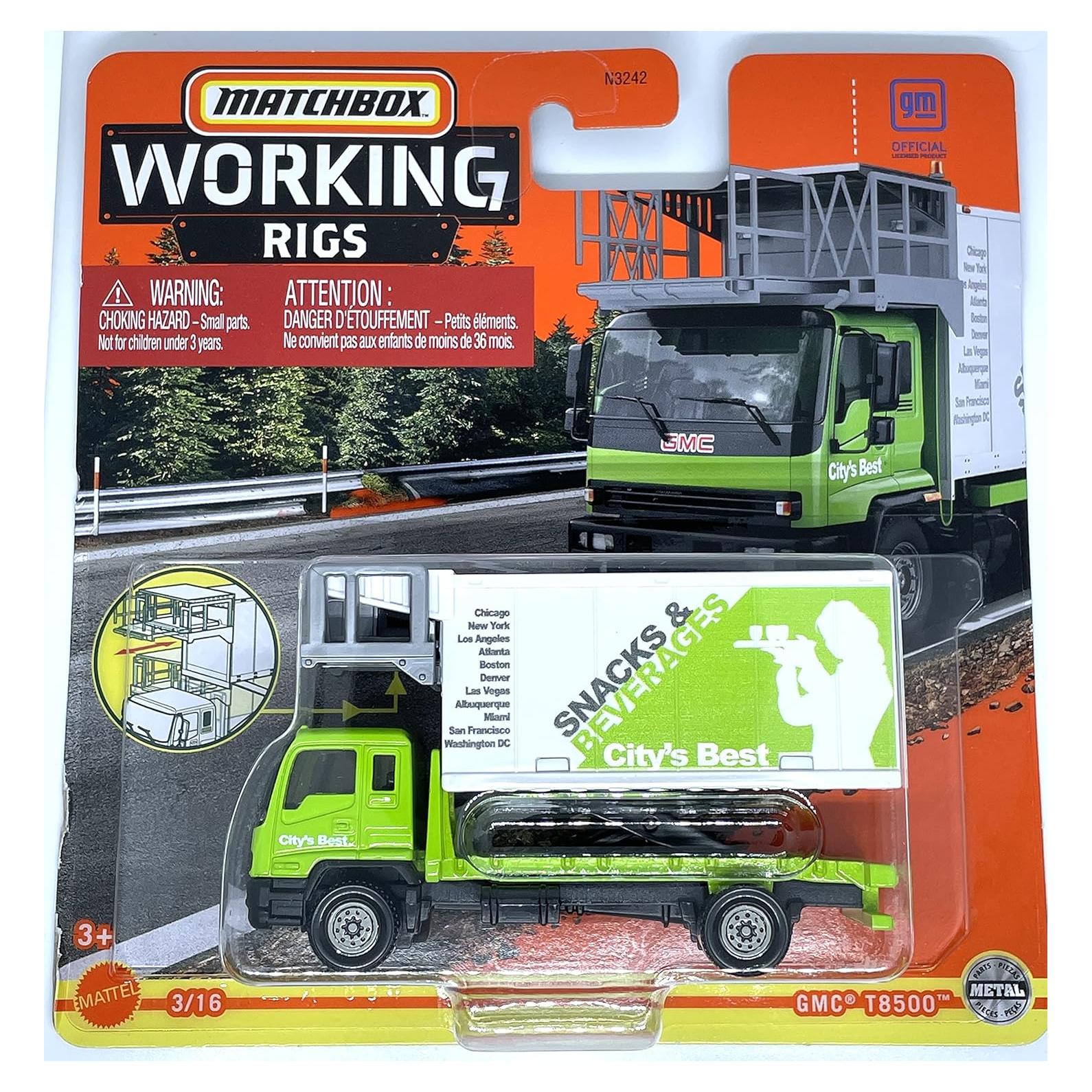 Coche de Juguete Hot Wheels GMC T8500 1:64 Nuevo en Paquete