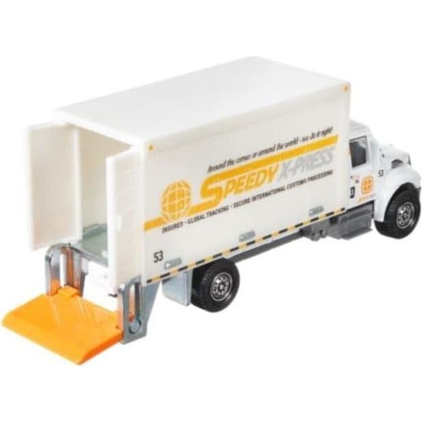 Camión de caja internacional Matchbox Working Rigs 1:64