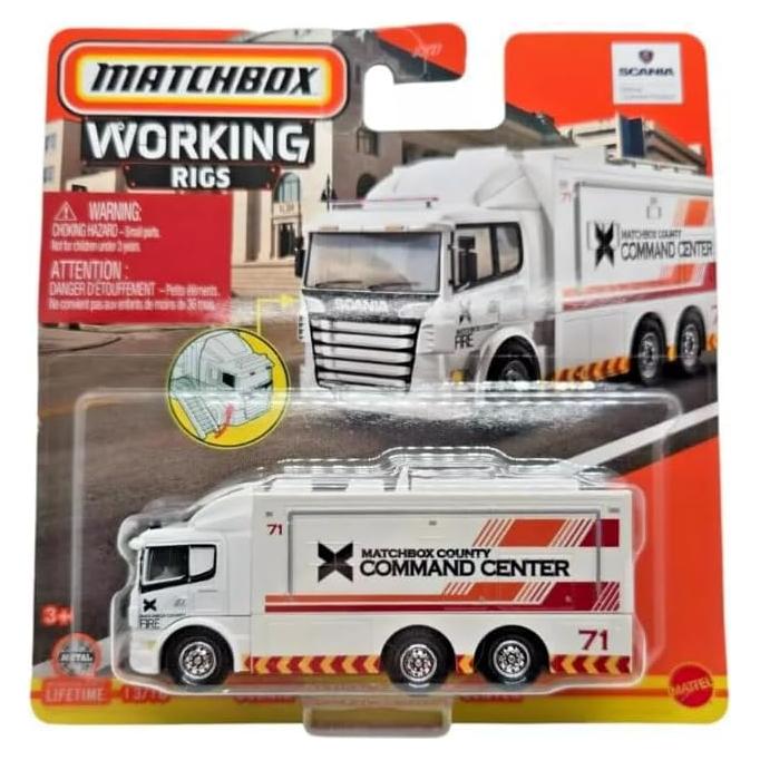 Centro de Comando Táctico Scania Matchbox Working Rigs 13/16
