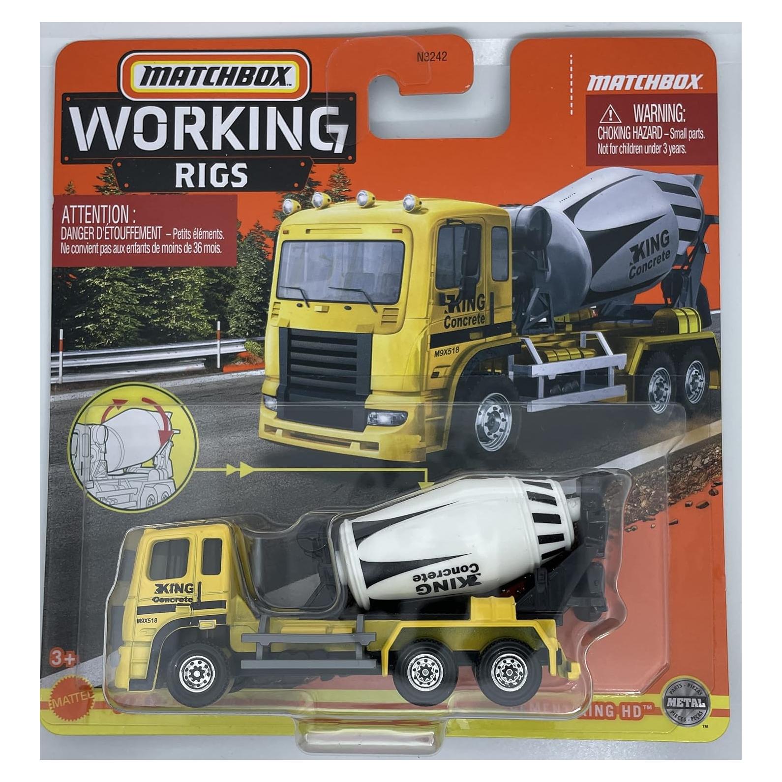 Camión Cementero Matchbox HD 1:64 Nuevo en Paquete Original