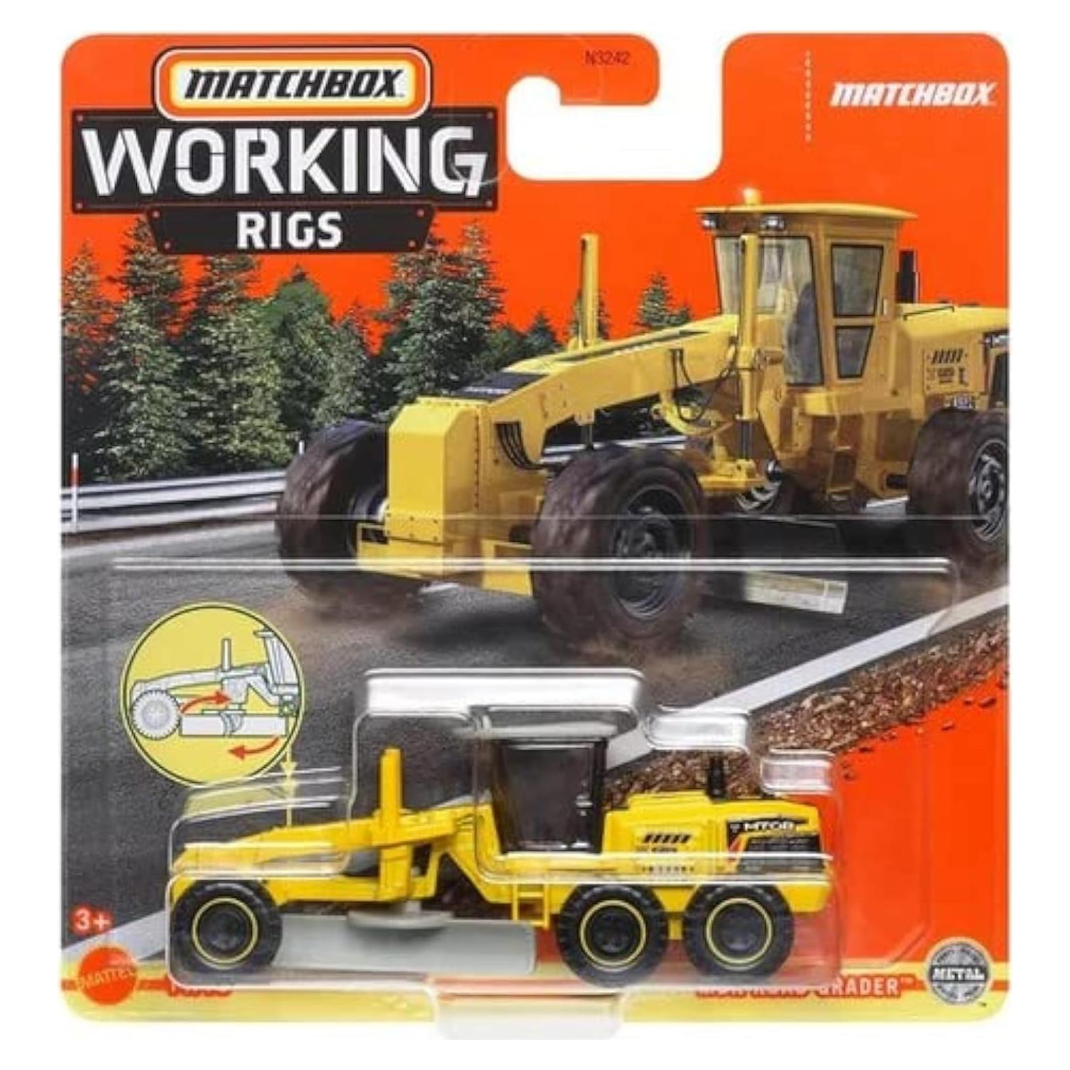 Matchbox Grader de Carretera MBX 11 cm - Mattel