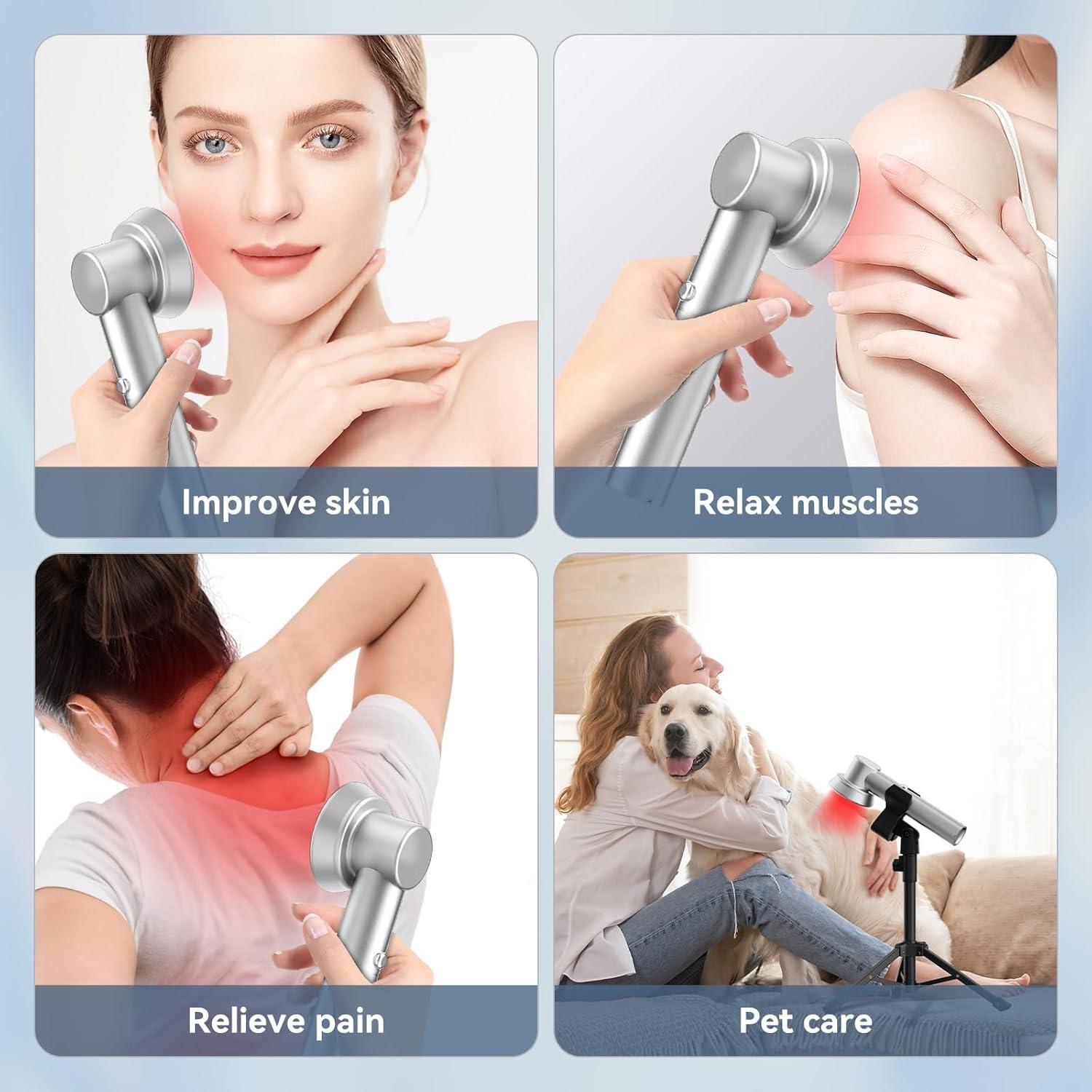 Dispositivo de Terapia de Luz Roja RICIAL RT004 Portátil 2500mAh