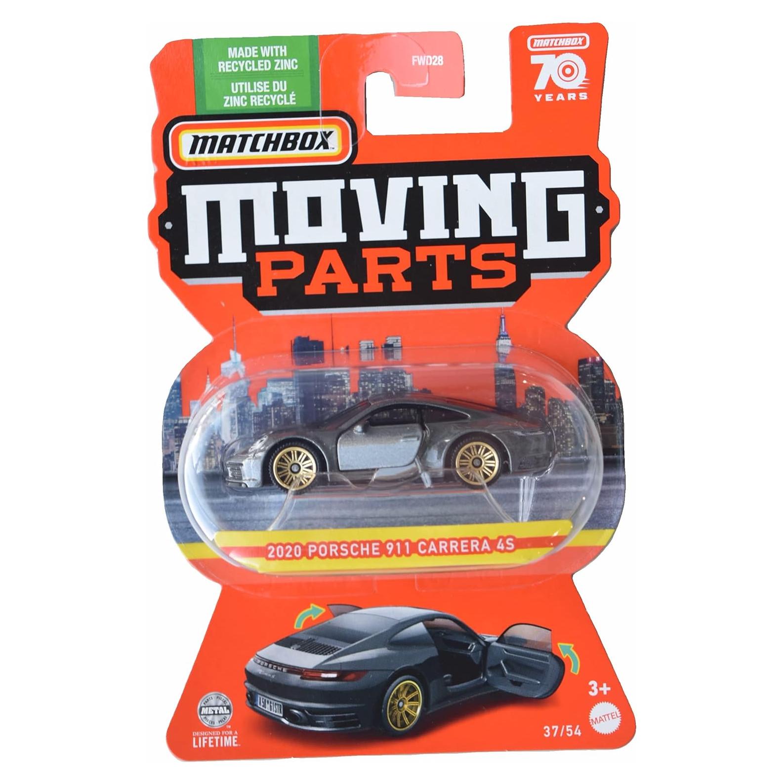 Matchbox Porsche 911 Carrera 4S 2020 Juguete 1:64