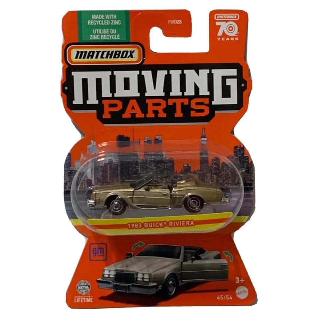 Vehículo coleccionable Matchbox Buick Riviera 1983 1:64