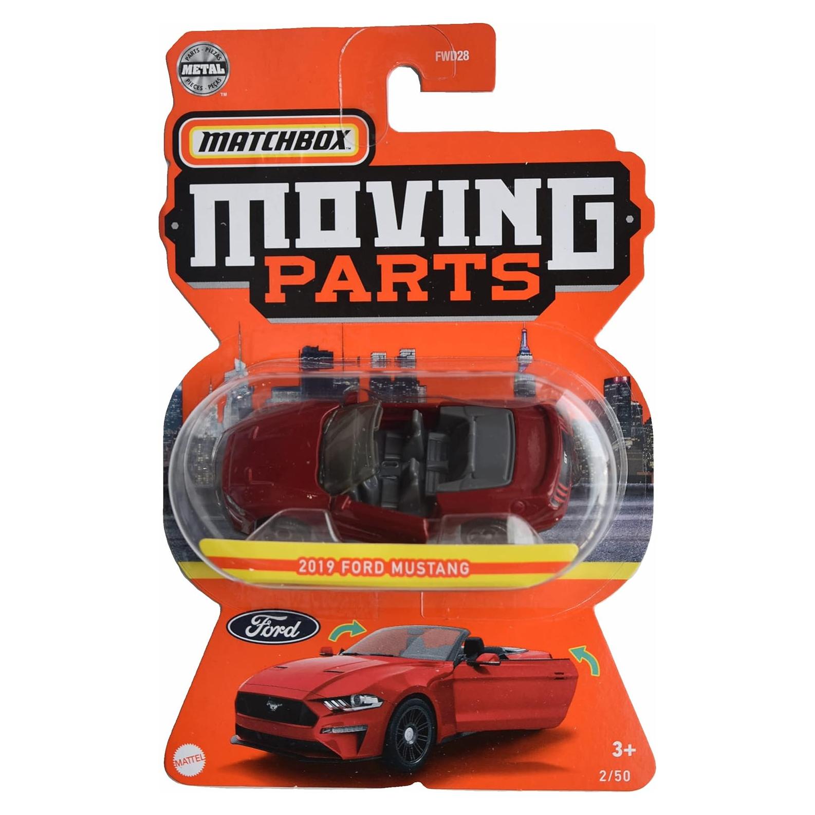 Matchbox Ford Mustang 2019 Juguete Metal 49.9g