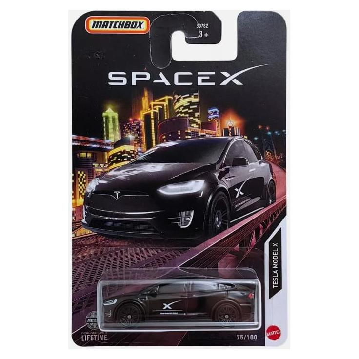 Matchbox Tesla Model X SpaceX 1:64 Vehículo Coleccionable