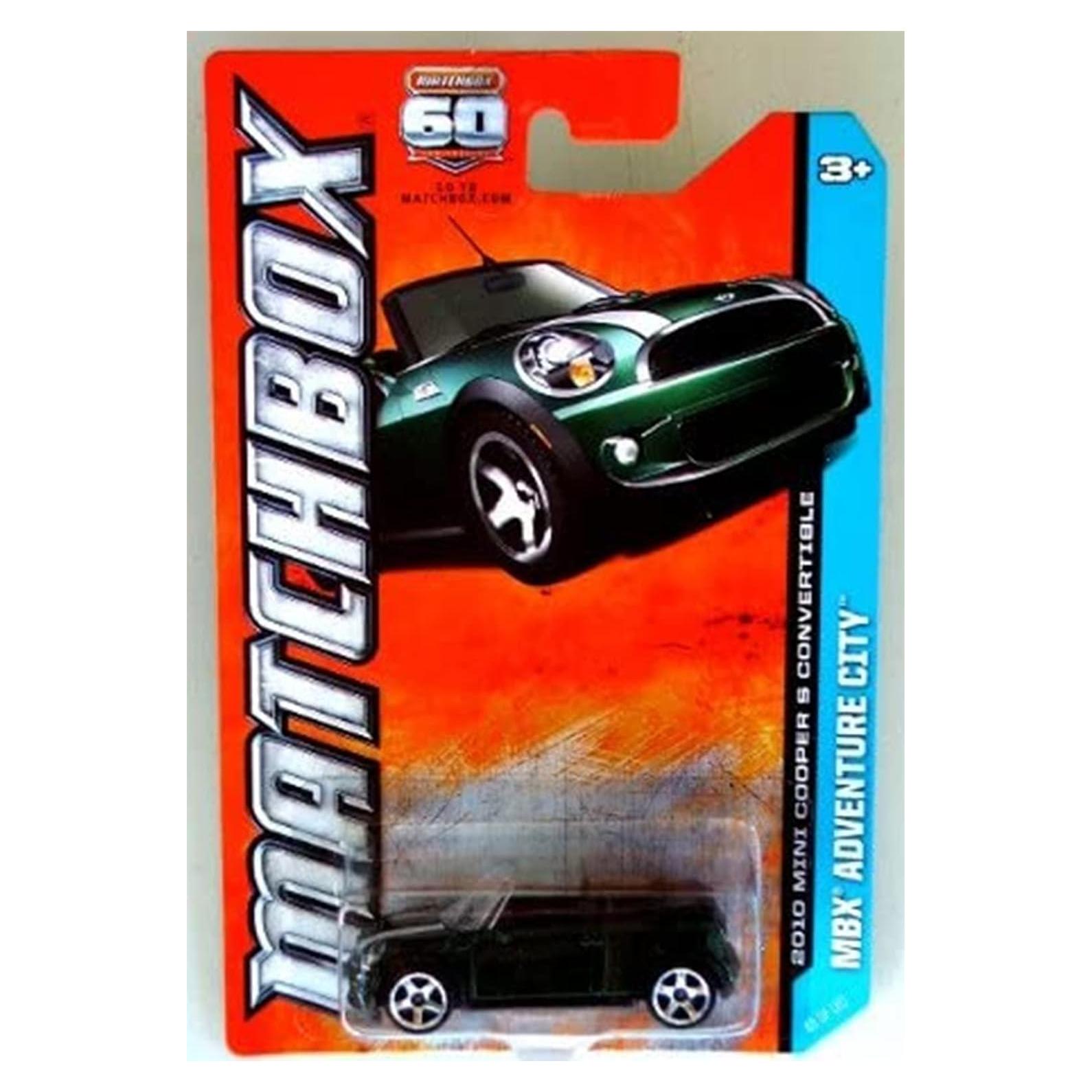 Coche Diecast Mini Cooper S Convertible Verde Matchbox 2012