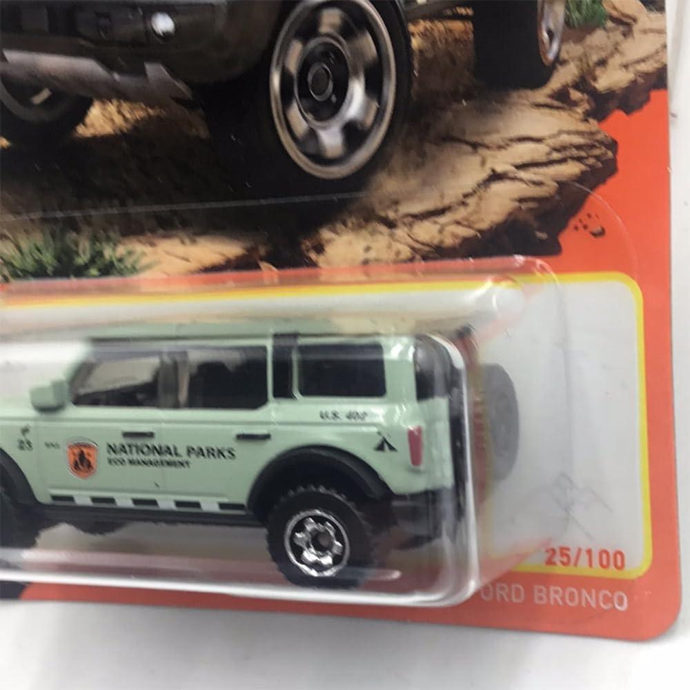 Matchbox Ford Bronco 2021 Verde Menta 1:64 Metal Coleccionable