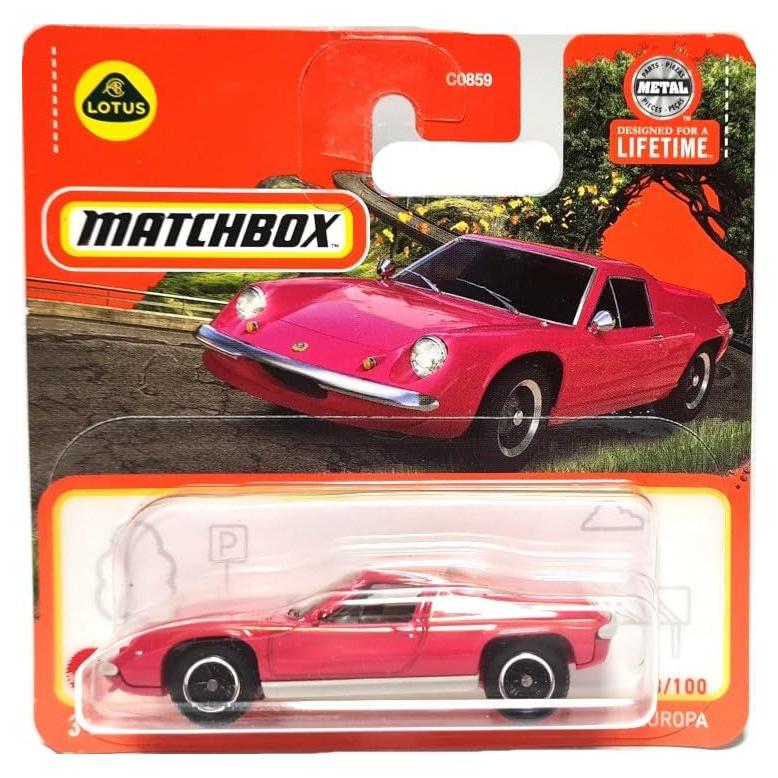 Coche de Juguete Matchbox 2024 Lotus Europe Escala 1:64 Rojo