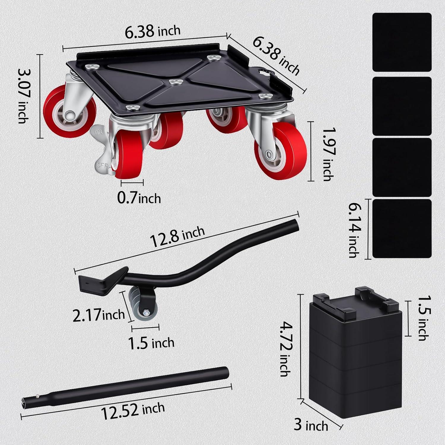 Carro de Mudanza BTEC con 5 Ruedas y Elevador de Muebles