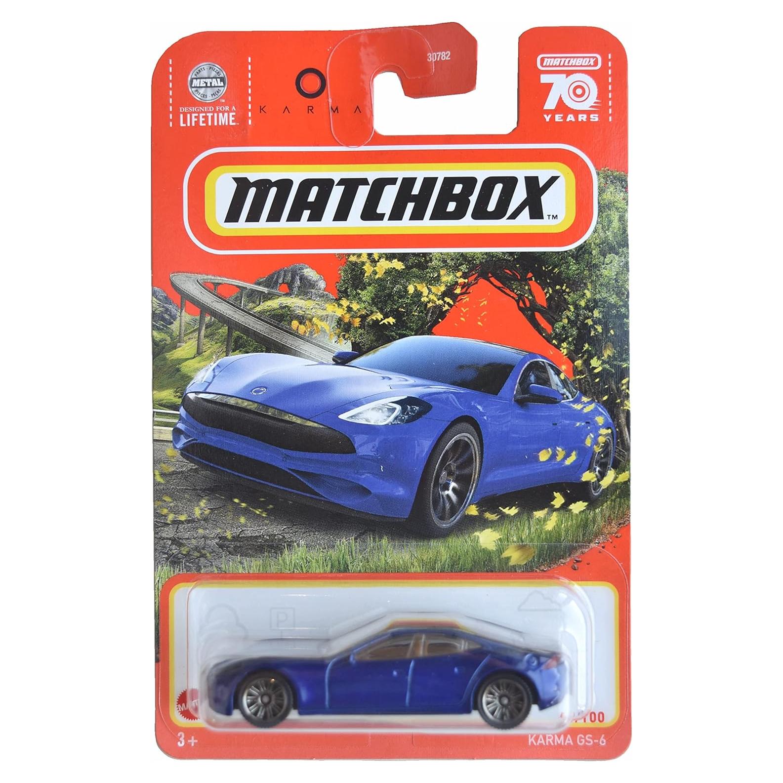 Matchbox Karma GS 6 70 Años 1:64 Diecast Mattel