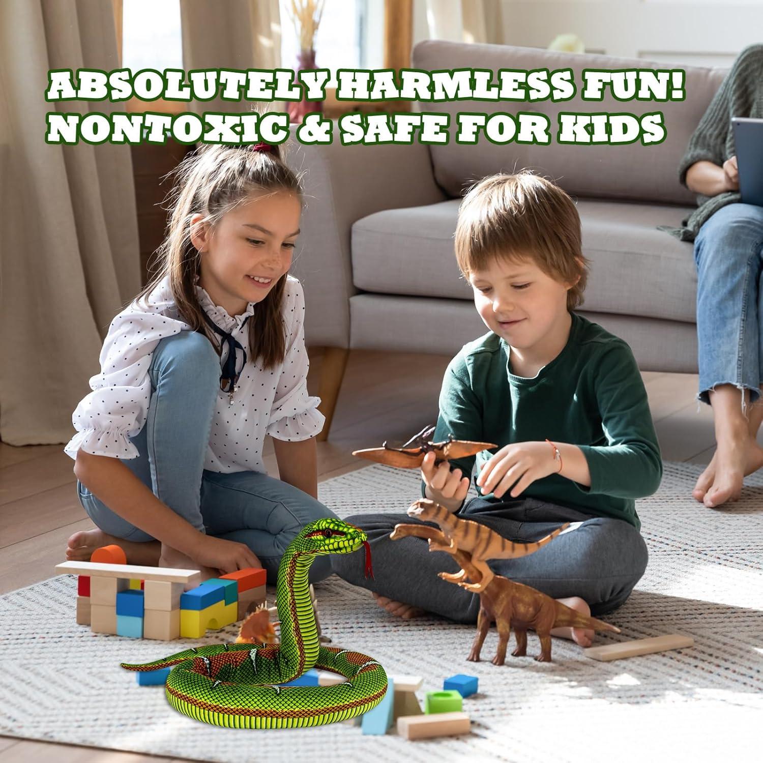 Juguete de Peluche Serpiente YOHAKI 134 cm Verde Suave