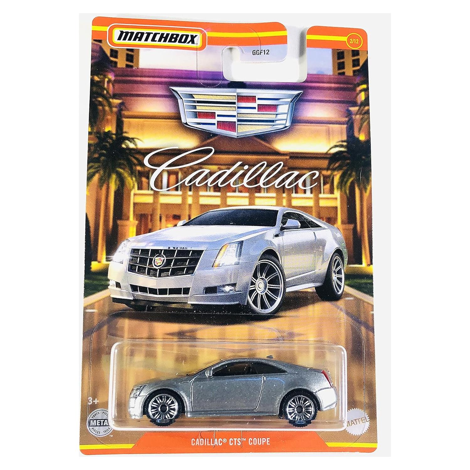 Auto a Escala Matchbox Cadillac CTS Coupe Plata 1:64
