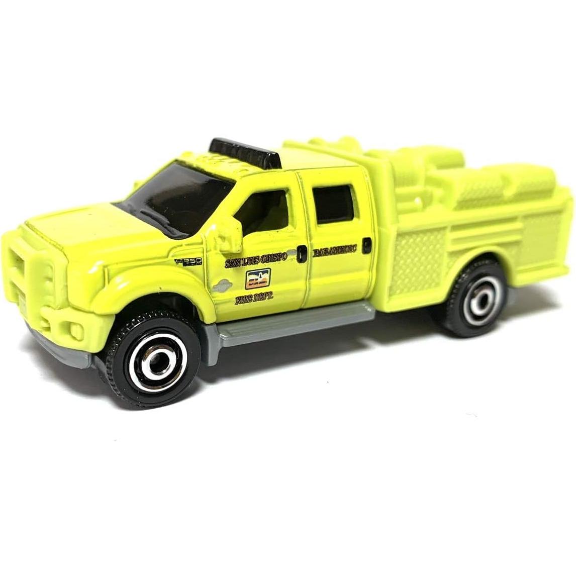 Matchbox Ford F-550 Superduty Amarillo 1:64 Nuevo