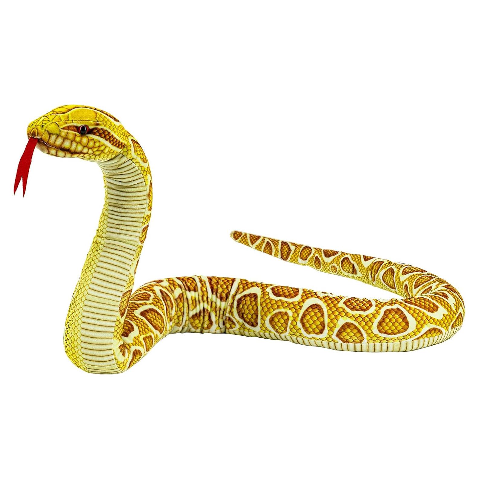 Juguete de Peluche Serpiente YOHAKI 150 cm Suave y Realista