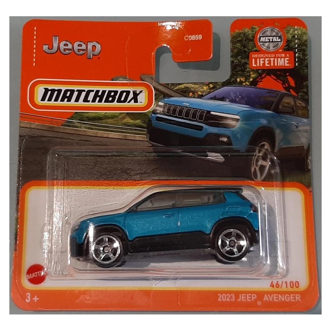 Auto a Escala Matchbox Jeep Avenger 2024 Azul 46/100