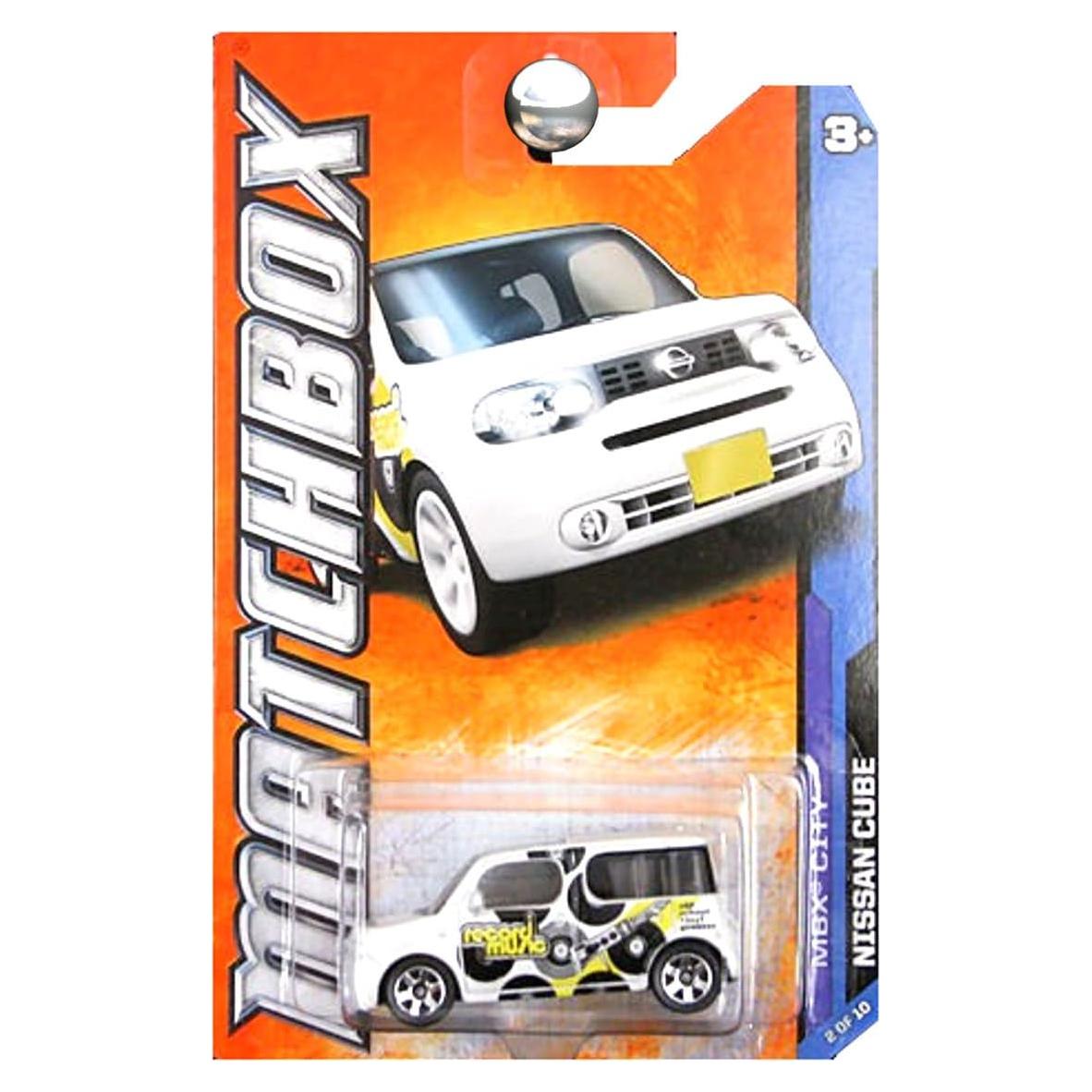 Matchbox Nissan Cube Blanco 1:64 Coleccionable Mattel