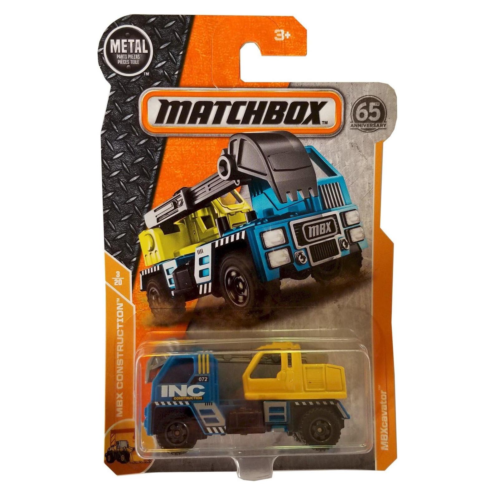 Matchbox MBX Excavadora 2018 Escala 1:64 Mattel