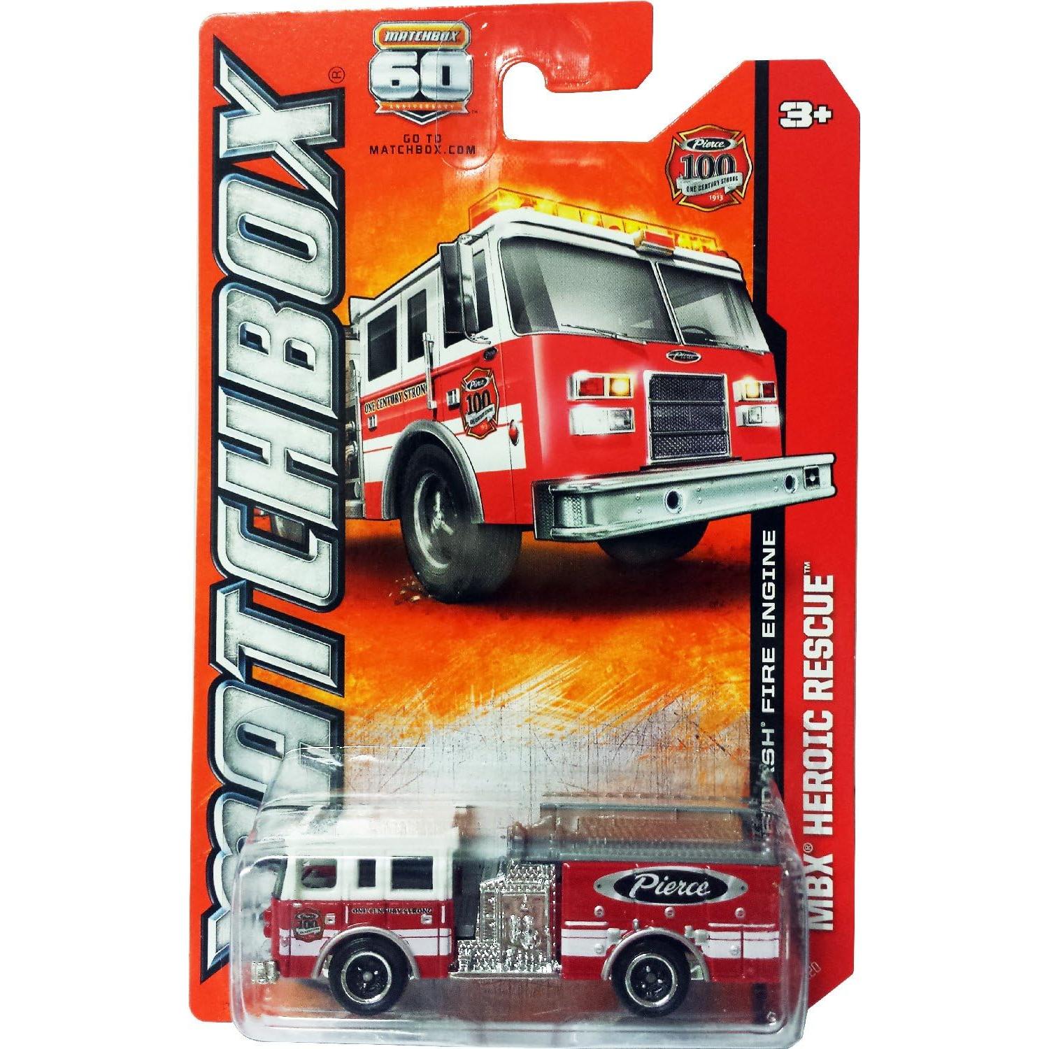 Camión de Bomberos Pierce Dash Matchbox 2014 Escala 1:64