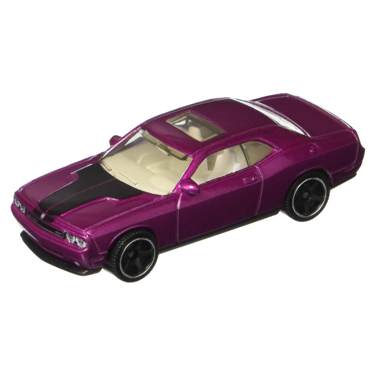 Matchbox Dodge Challenger SRT8 2017 Púrpura 1:64 Coleccionable