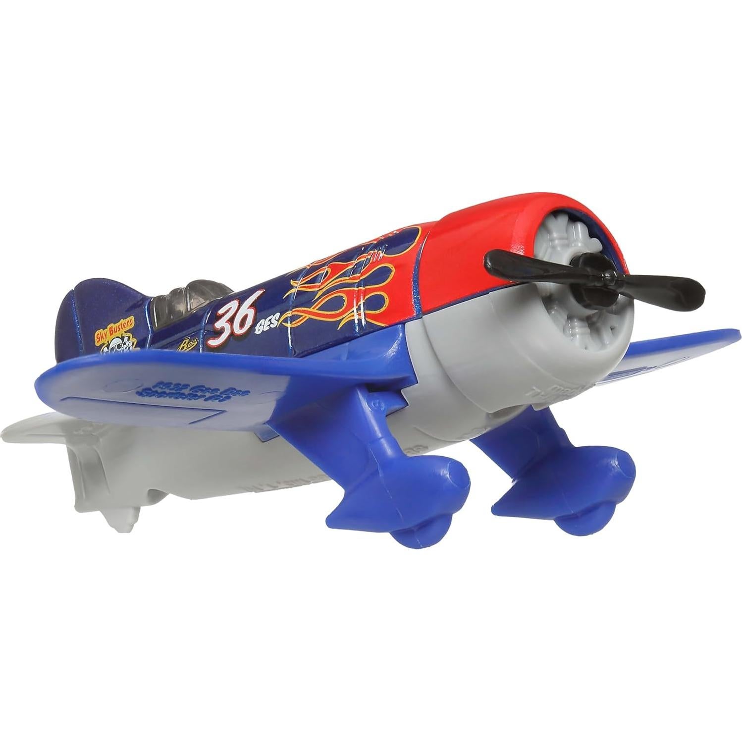 Avión de Juguete Matchbox Sky Busters JDJ05 - Helicóptero y Transbordador