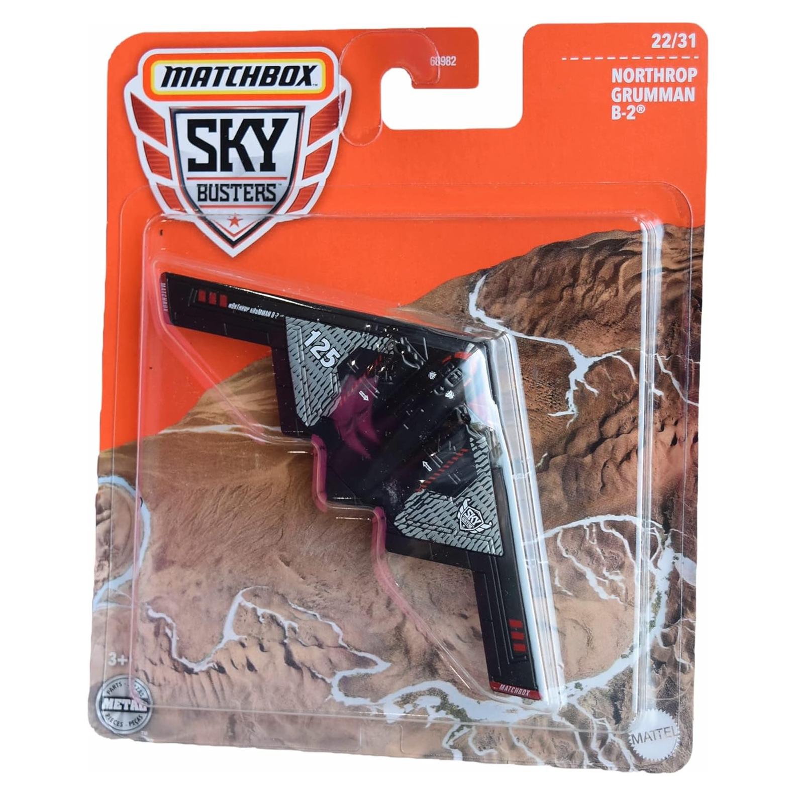 Avión de Juguete Hot Wheels B-2 Northrop Grumman 14x16.5cm