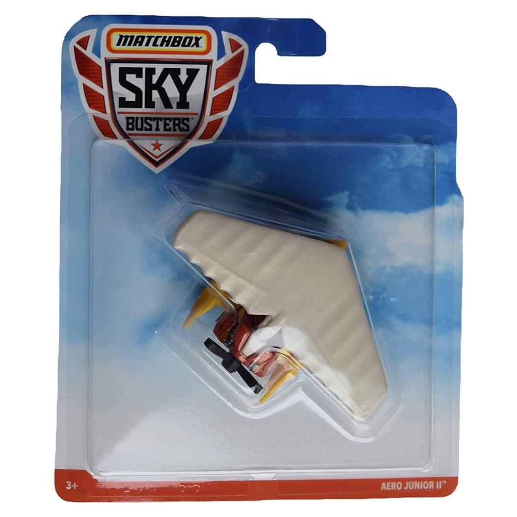 Avión de Juguete Matchbox Sky Busters Aero Junior II - Rojo/Blanco