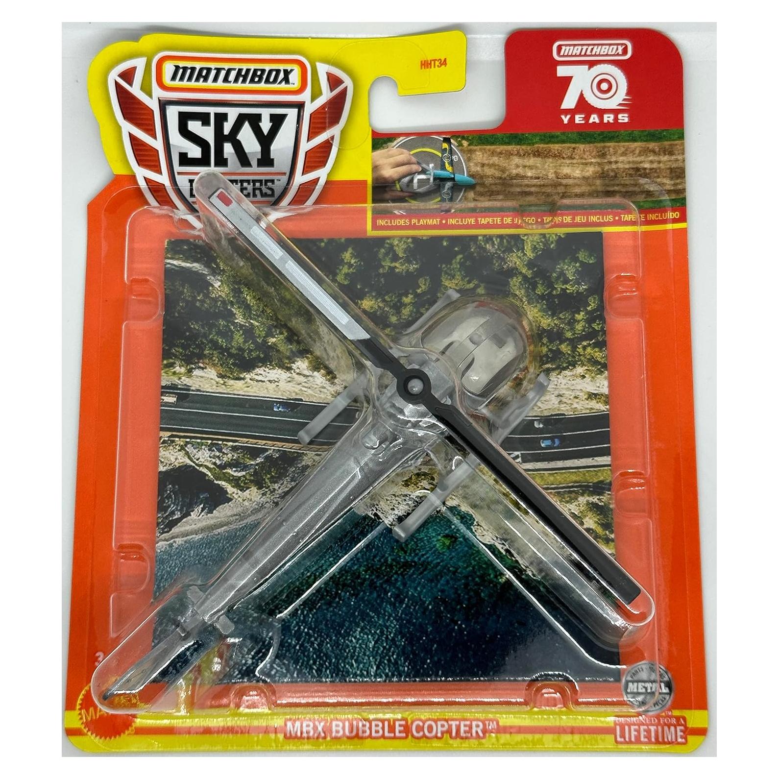 Helicóptero Matchbox 2023 Sky Busters MBX Bubble Copter