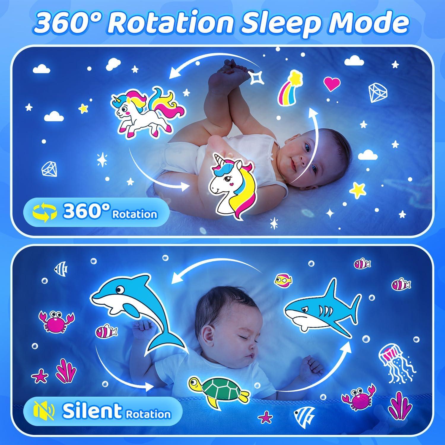 Star Lights for Ceiling, 42 Lighting Modes+6 Flims Star Projector for Kids, Rechargeable Ceiling Light with Remote, 360° Rotation Nursery Night Light, Timer+Dimmer Ceiling Stars Light Projector