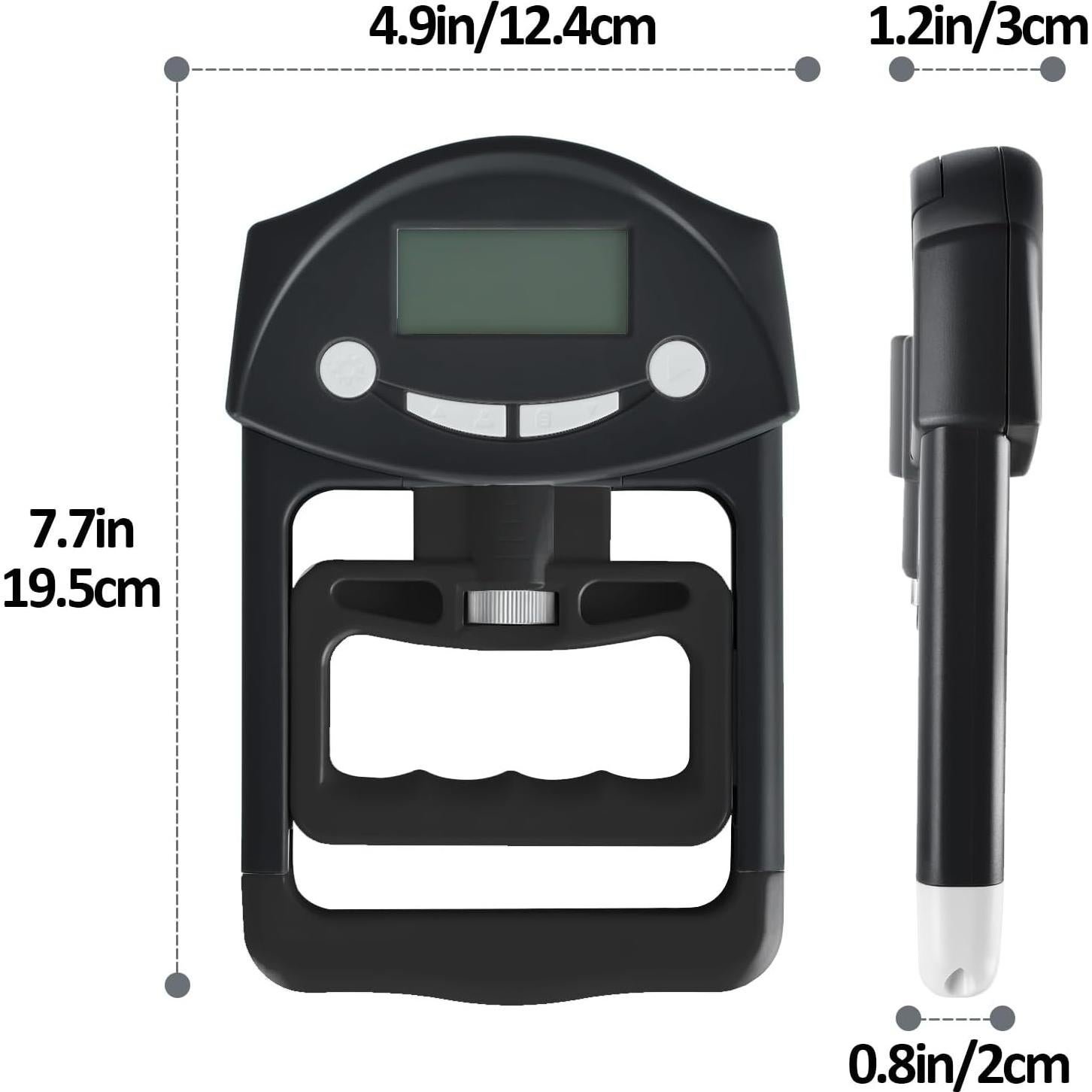 Dinamómetro de Agarre KYTO 220 Lbs Ajustable con Pantalla LCD