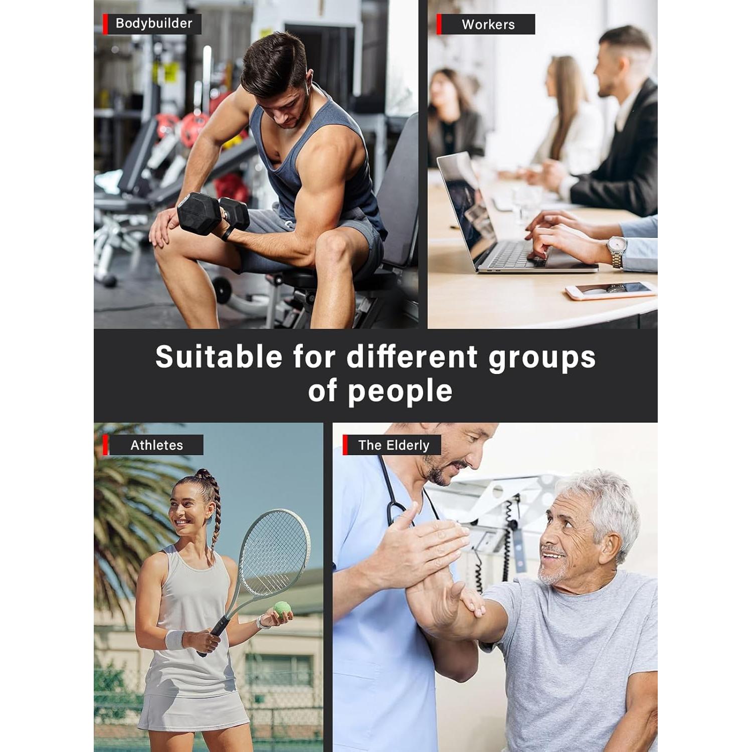 Entrenador de Fuerza de Agarre JTHEW - Dinamómetro Electrónico 180kg