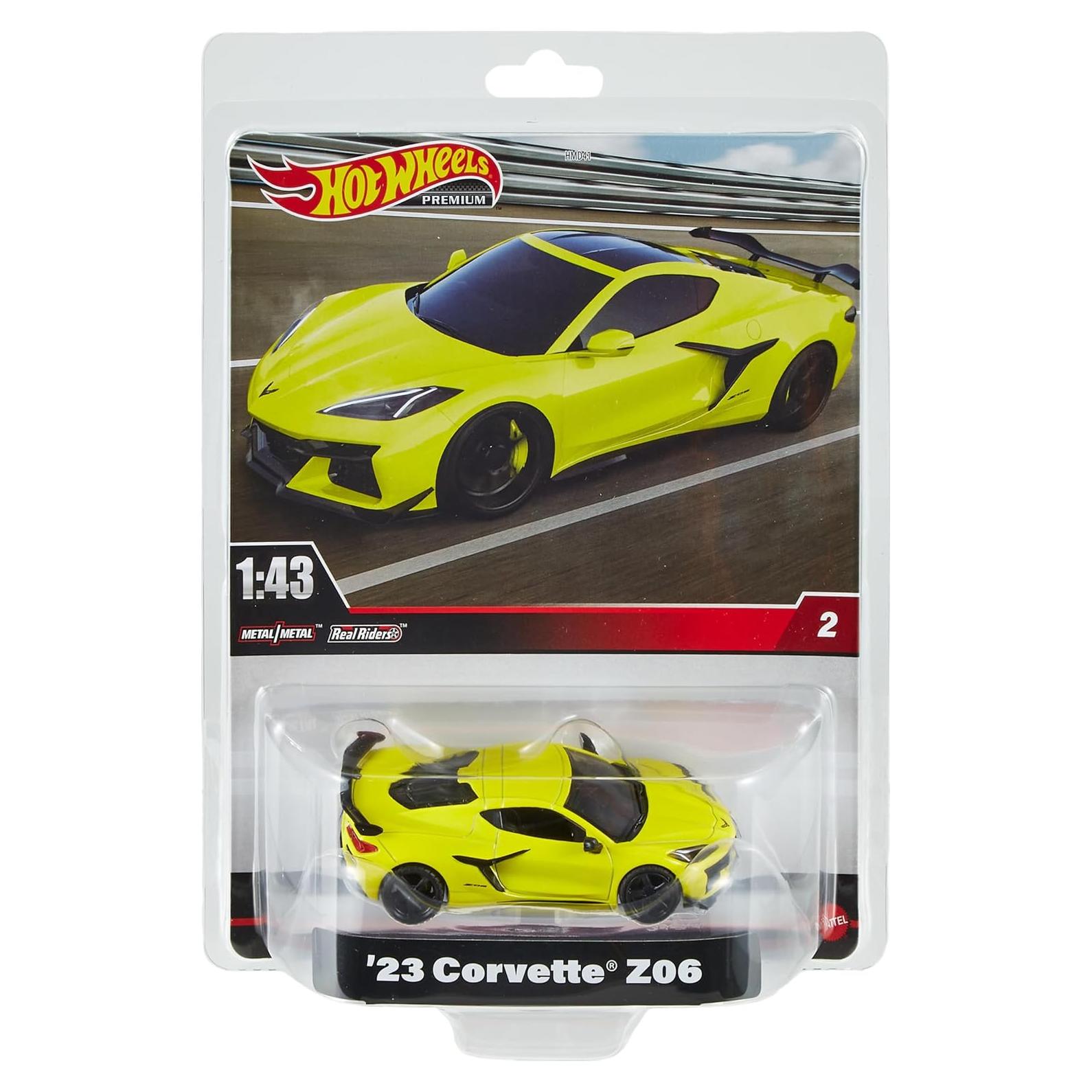 Hot Wheels Premium Corvette Z06 1:43 coche coleccionable