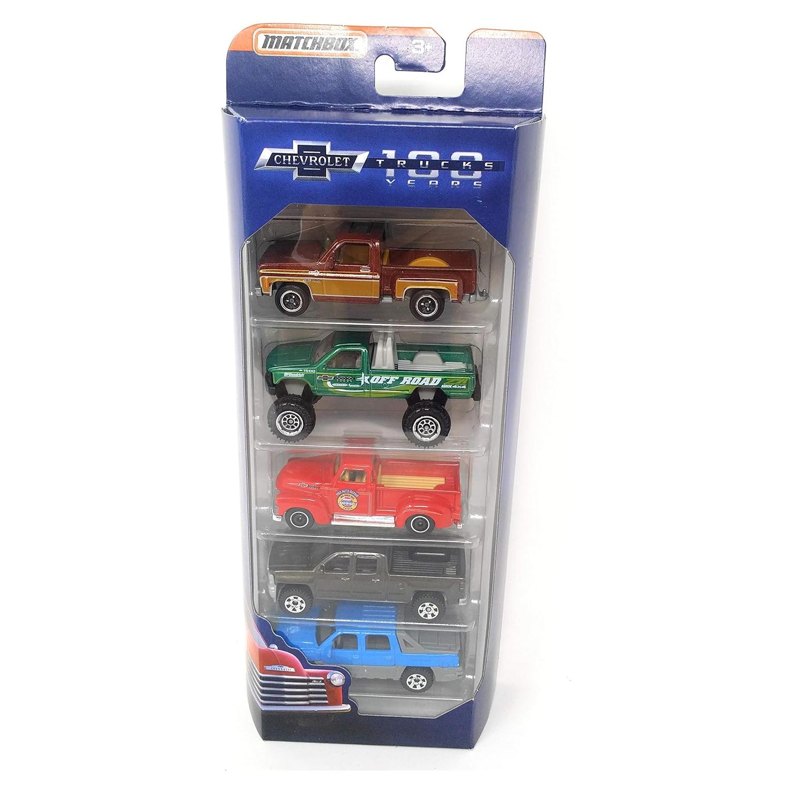 Matchbox Camiones Chevrolet 5-Pack 100 Años 1:64