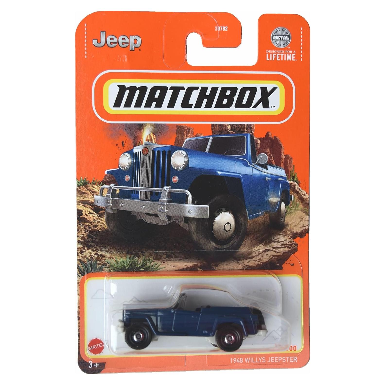 Matchbox 1948 Willys Jeepster Azul 1:64 Coleccionable