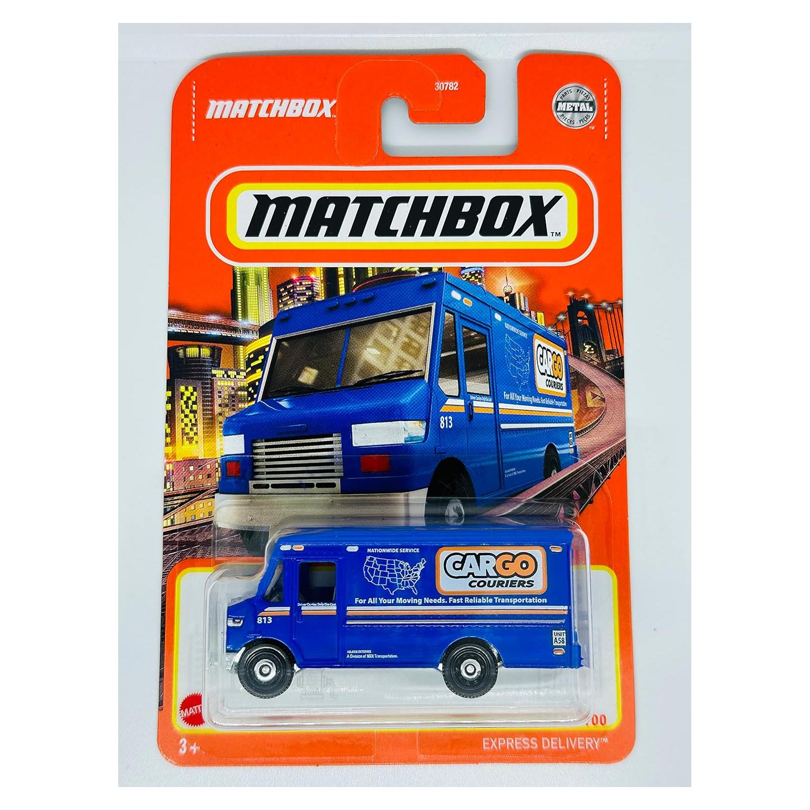Matchbox 2022 Mensajeros de Carga Azul 1:64 Mattel Nuevo
