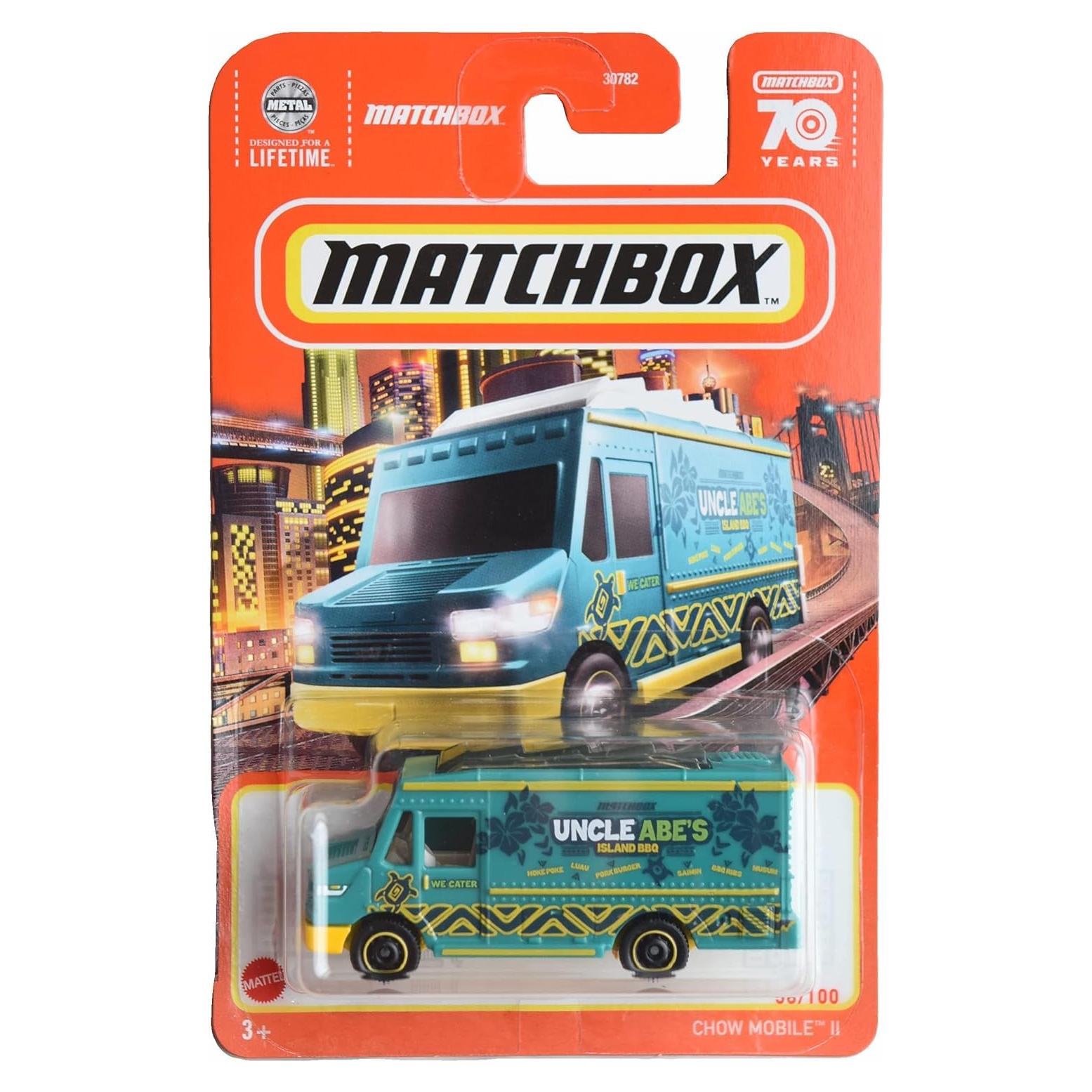 Auto de Juguete Matchbox Chow Mobile II 2023 - 8.9x3.2 cm