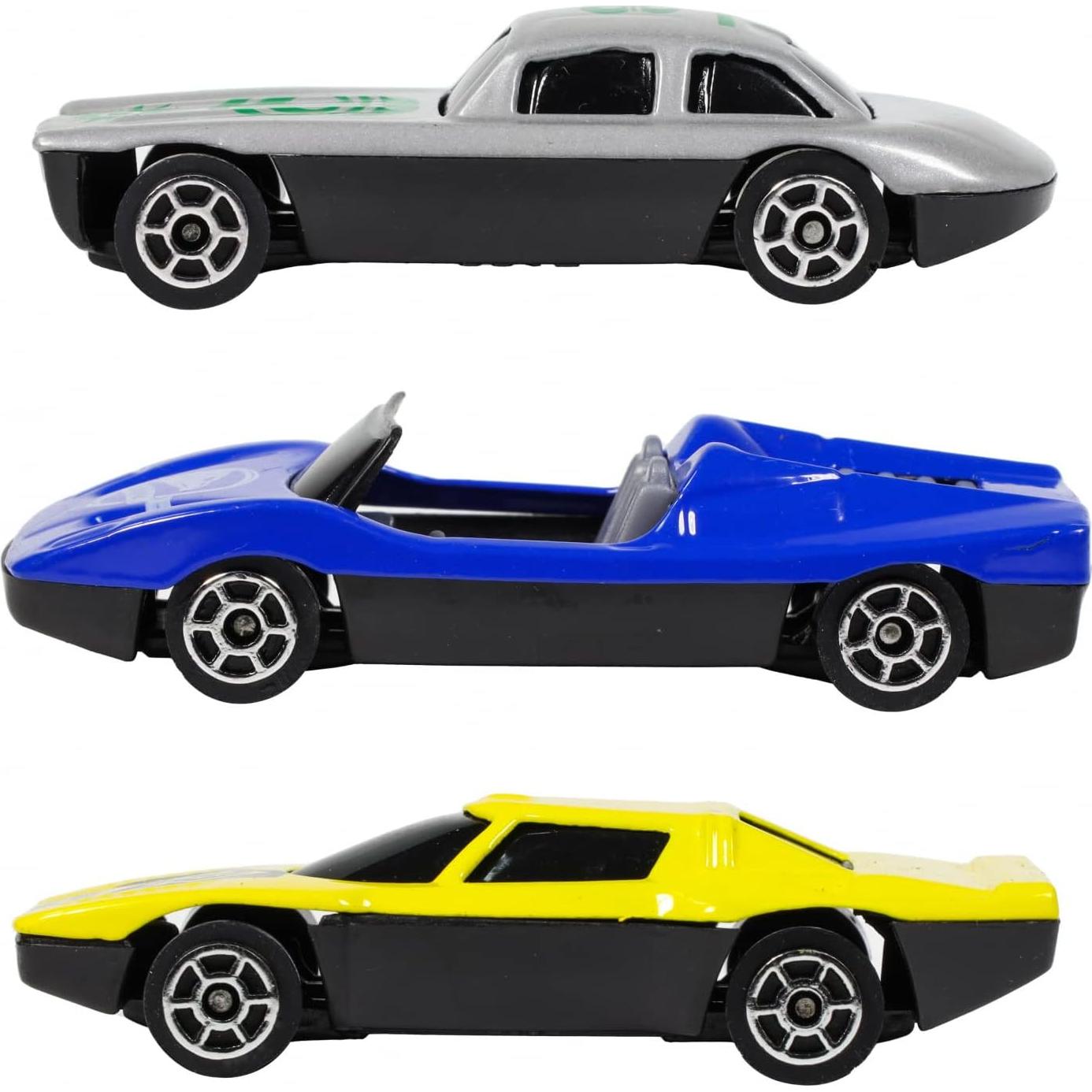 Juego de coches de carreras KidPlay 50 piezas Diecast
