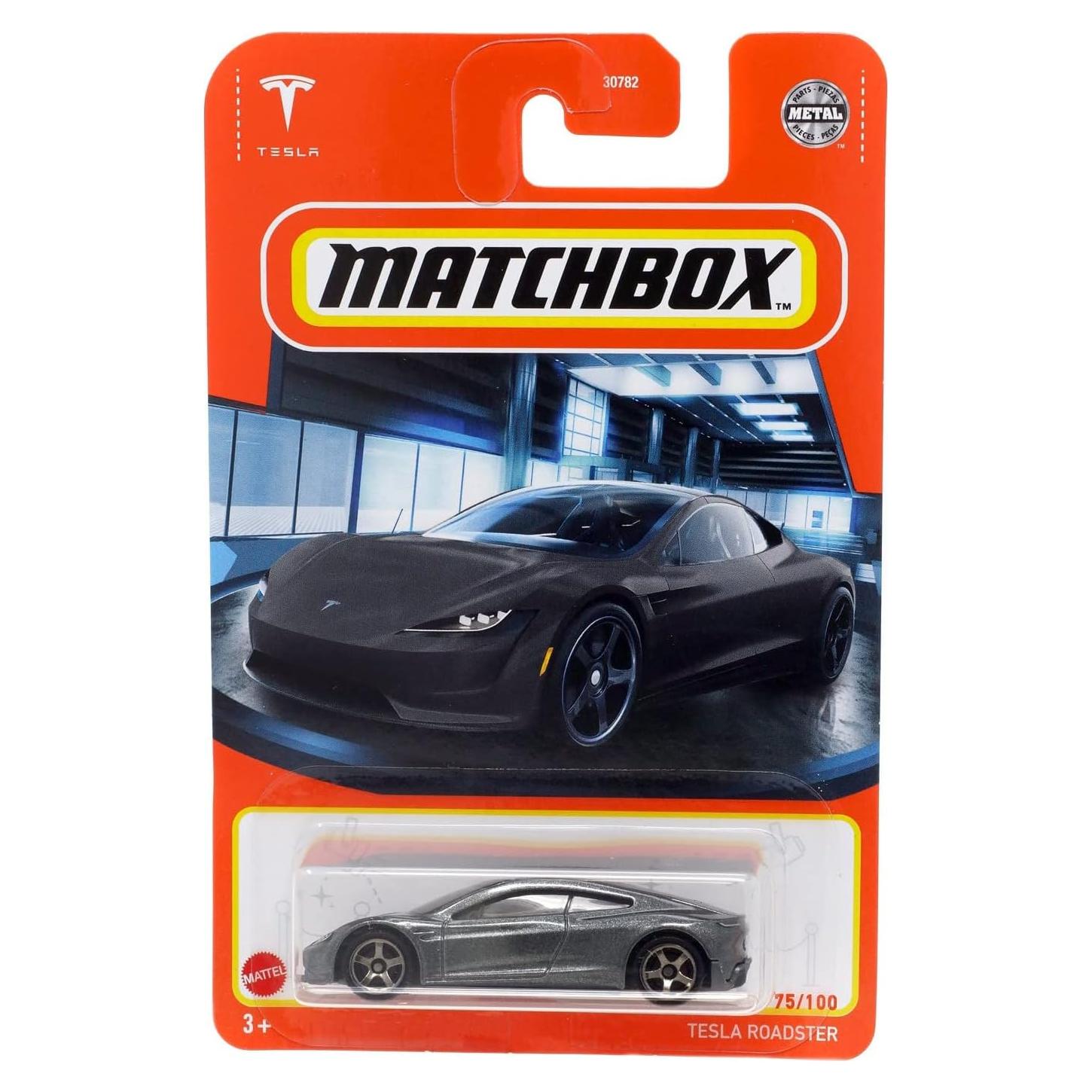 Coche de Juguete Matchbox Tesla Roadster - 10.7 cm