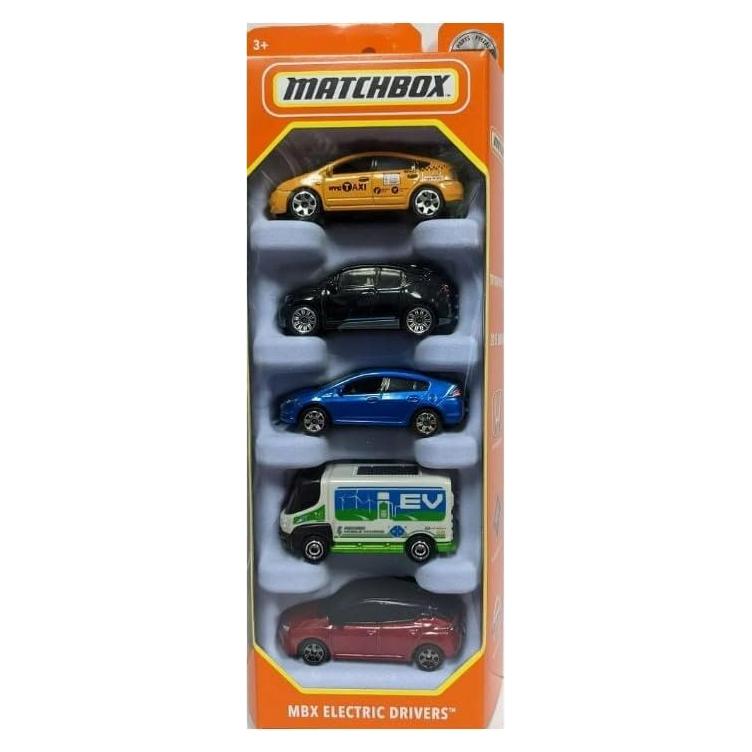 Matchbox MBX Conductores Eléctricos 5-Pack Vehículos 1:64