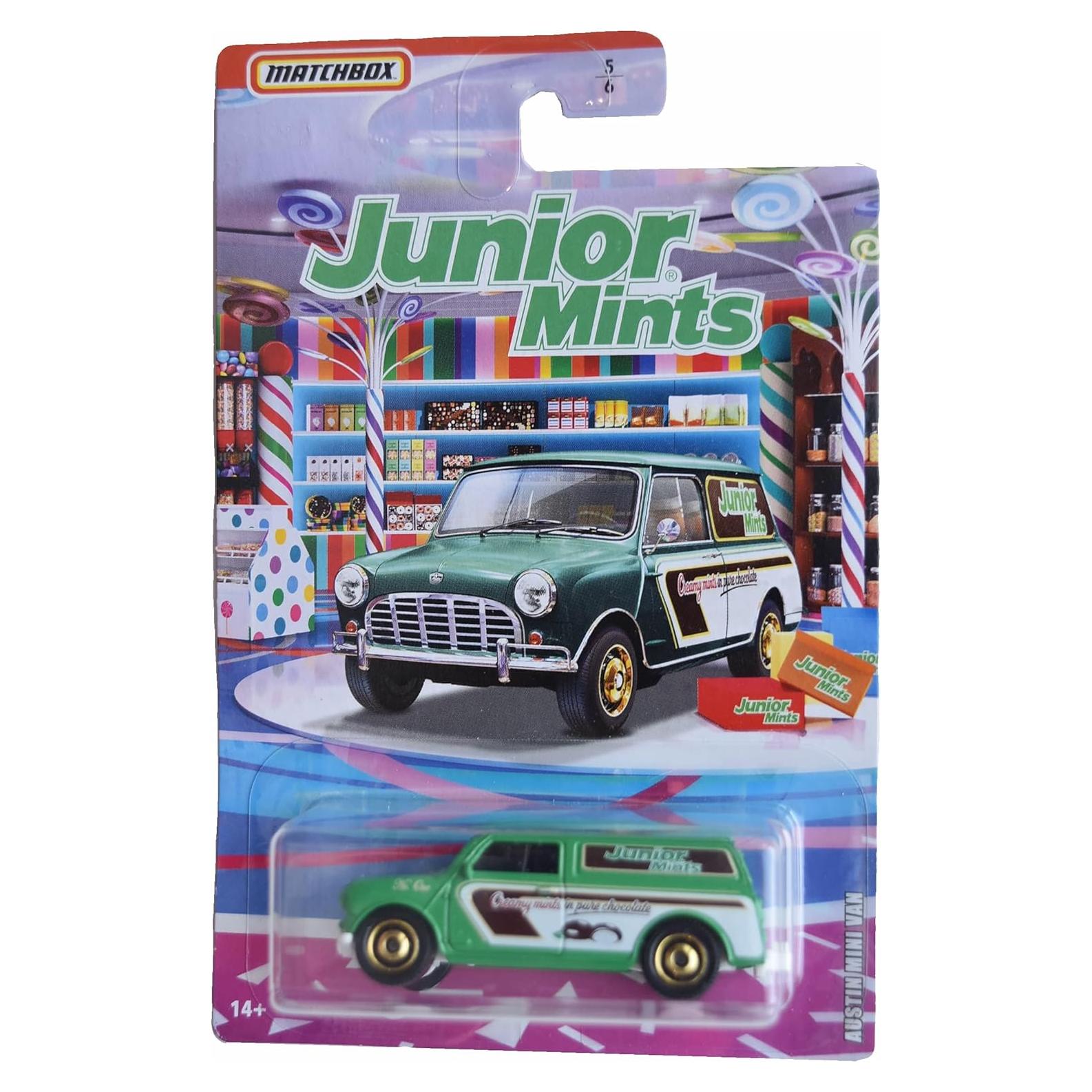 Furgoneta Mini Austin Matchbox Verde 86g 17.8x12.7x5.1cm