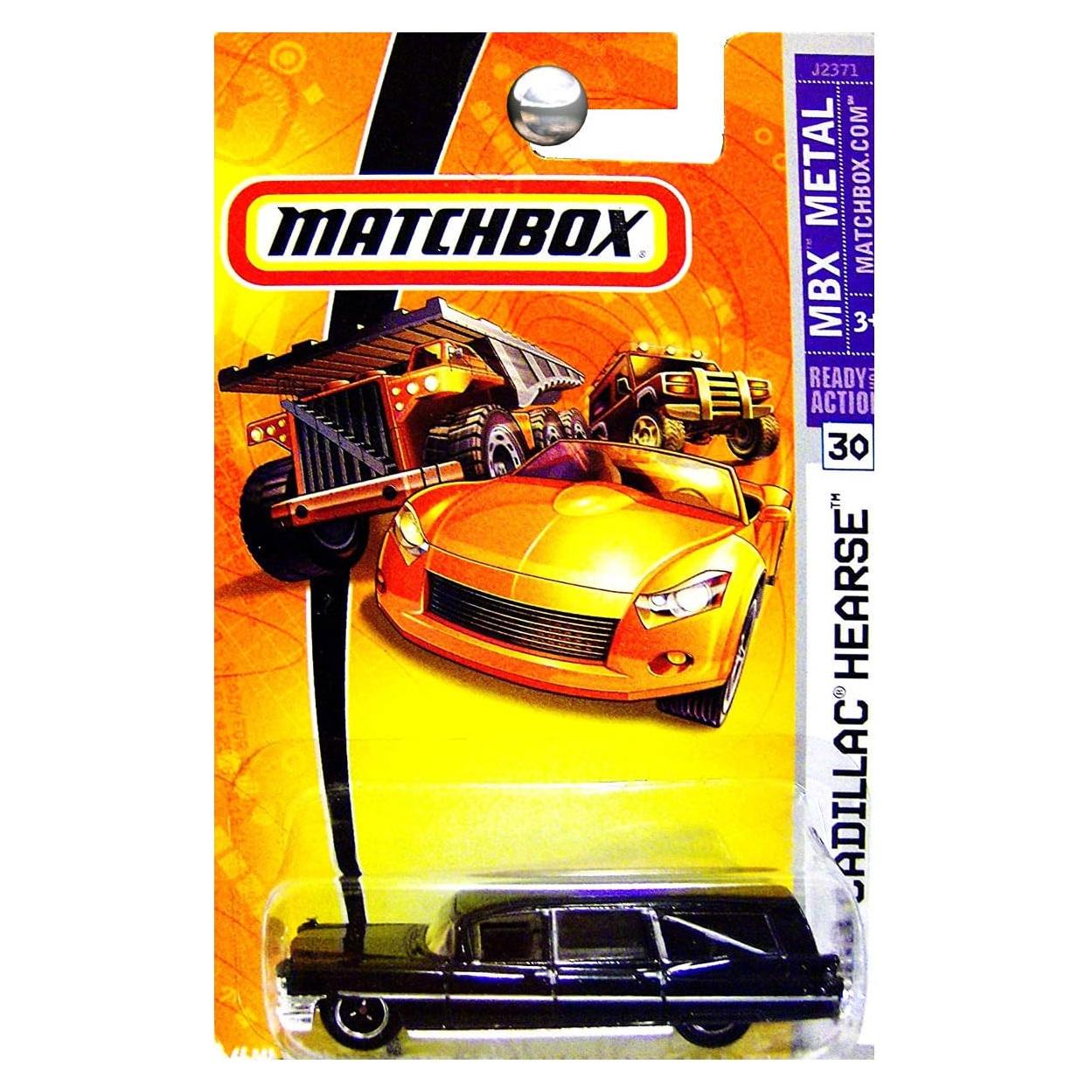 Matchbox Cadillac Hearse 1963 Negro Escala 1:64 Colección