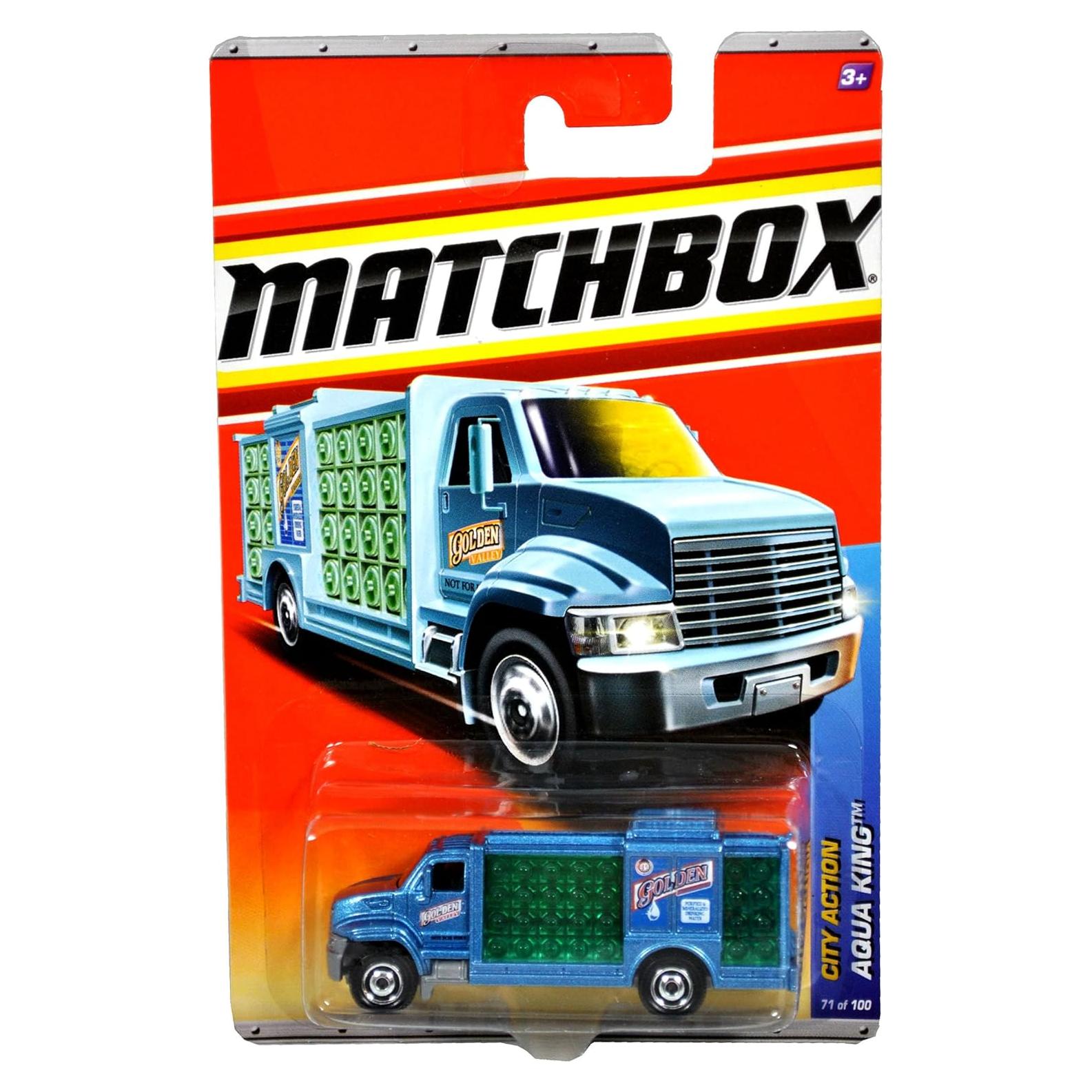 Coche de Metal Matchbox Mattel 1:64 Aqua King Azul