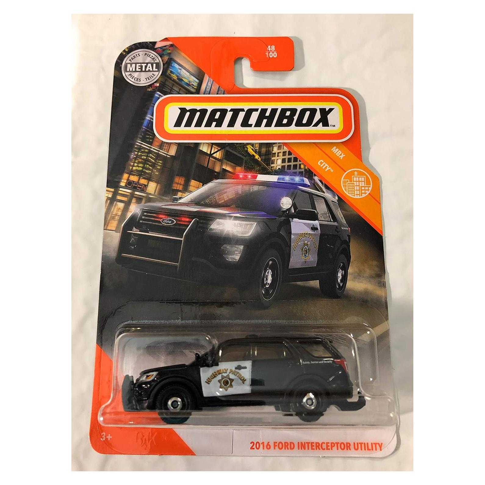 Matchbox Patrulla Interceptor Utility 2016 Negra 48/100