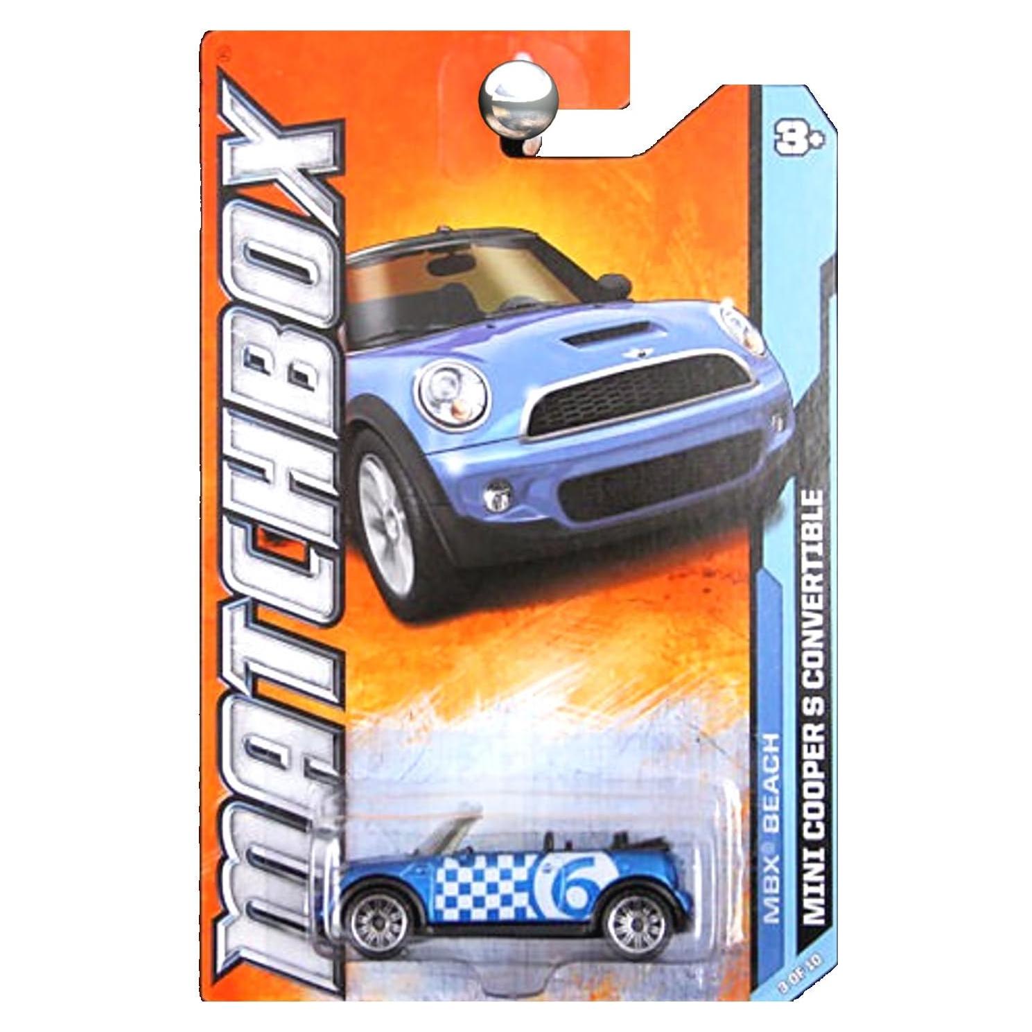 Coche de Colección Matchbox Mini Cooper S Convertible Azul 1:64