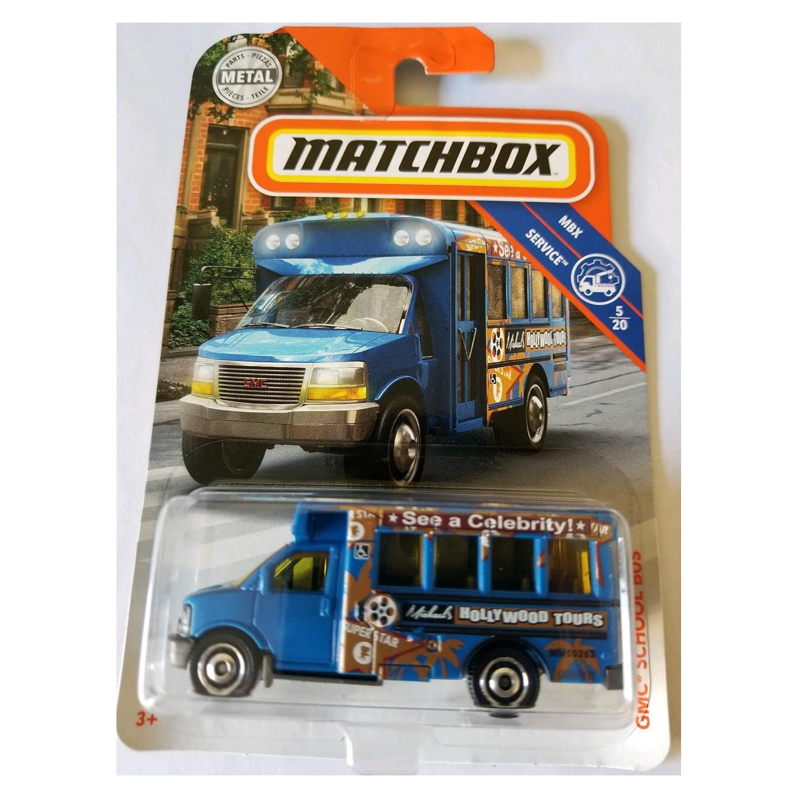 Autobús Escolar GMC Matchbox 2018 MBX Servicio 5/20