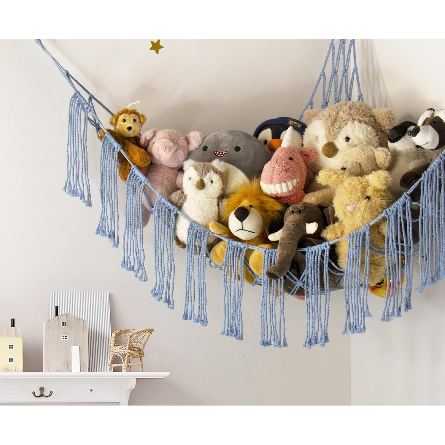 Hamaca de Peluches RelaxScene Grande con Luz LED Azul